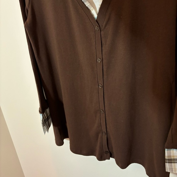 💙33 Classic Editions Cotton Mock Button Down - Picture 8 of 9